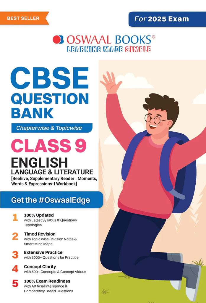 CBSE Question Bank Class 9 English Language & Literature,